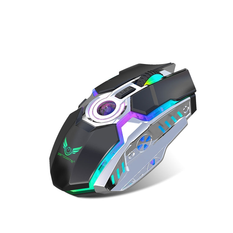 ZERODATE T30 2.4GHz 2400DPI三擋可調節RGB背光無線光電鼠標