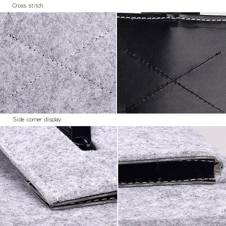 ND06 多用途毛氈紐扣筆記本電腦內膽包 適合於12.5 inch筆記本電腦