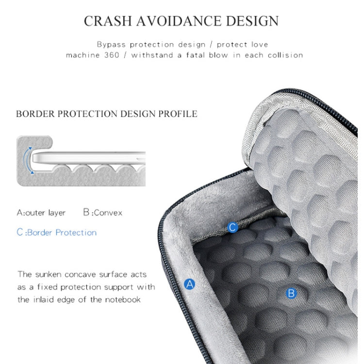 ND04 牛津布防水筆記本電腦手提包 帶行李箱拉杆帶 適用於13.3英寸筆記本電腦
