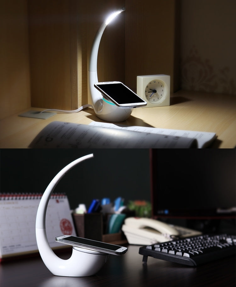 耐爾金NILLKIN Phantom QI無線充電檯燈 最大輸出1A電流 帶環形指示燈