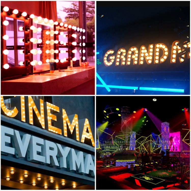 10個一賣 2W E27 2835 SMD 小彩泡LED節日裝飾燈 DC 24V