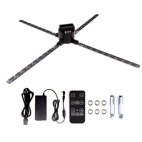 帕迪托65H WiFi 全息智能炫屏3D廣告機，720 x 720像素 直徑65cm