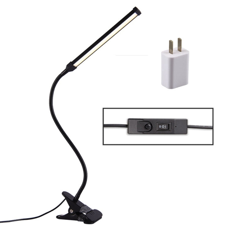 LED摺疊檯燈8W調光護眼燈 USB插電款+電源插頭