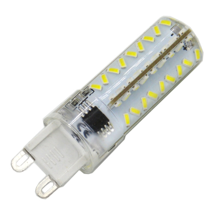G9 5W 450LM 72 LED硅膠玉米燈, 3014 SMD, 可調光 AC 110V