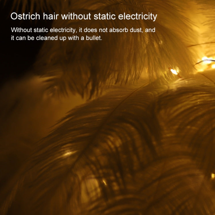 創意卧室羽毛檯燈床頭燈裝飾燈