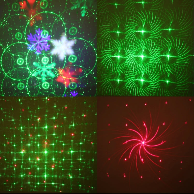 20W 6燈珠 雪花激光燈 氛圍燈 舞檯燈 彩光 帶支架/聲控/自走功能 AC 110-240V