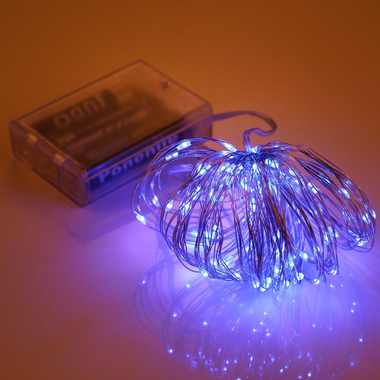 10米 100顆SMD 0603燈珠 LED電池盒銀線串燈/節日裝飾燈 IP65防水 DC 5V