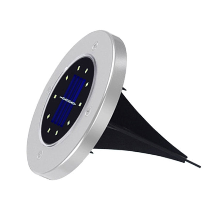 2個一賣 10顆LED燈珠 太陽能不銹鋼地埋燈 草坪花園引路燈 IP65防水