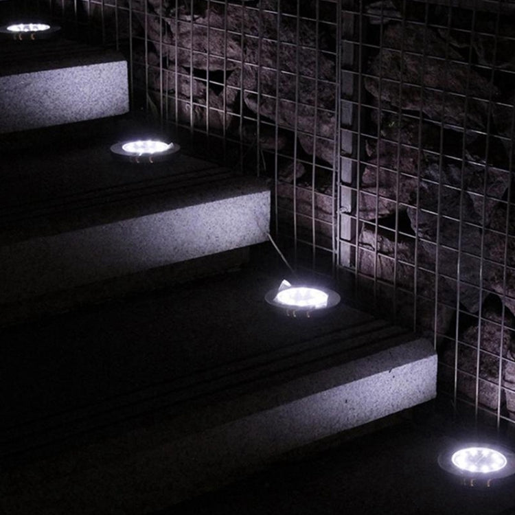 2個一賣 16顆LED燈珠 太陽能不銹鋼地埋燈 草坪花園引路燈 IP65防水