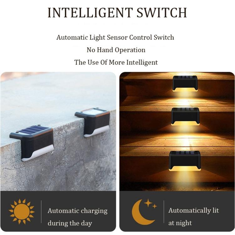 12個一賣 太陽能LED台階燈引路燈 戶外庭院樓梯壁燈 IP65防水 暖光