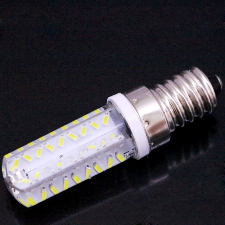E14 3.5W 200-230LM 72 LED玉米燈, 3014 SMD 可調亮度 AC 110V