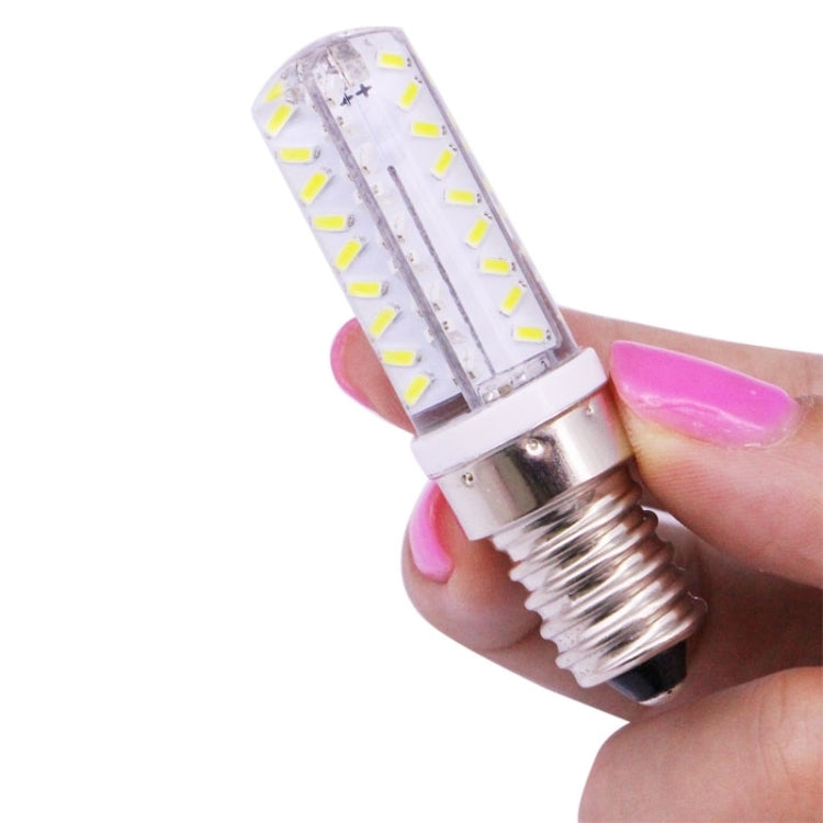 E14 3.5W 200-230LM 72 LED玉米燈, 3014 SMD 可調亮度 AC 110V
