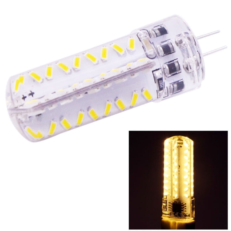 G4 3.5W 200-230LM 72 LED玉米燈, 3014 SMD,  可調亮度 AC 110V