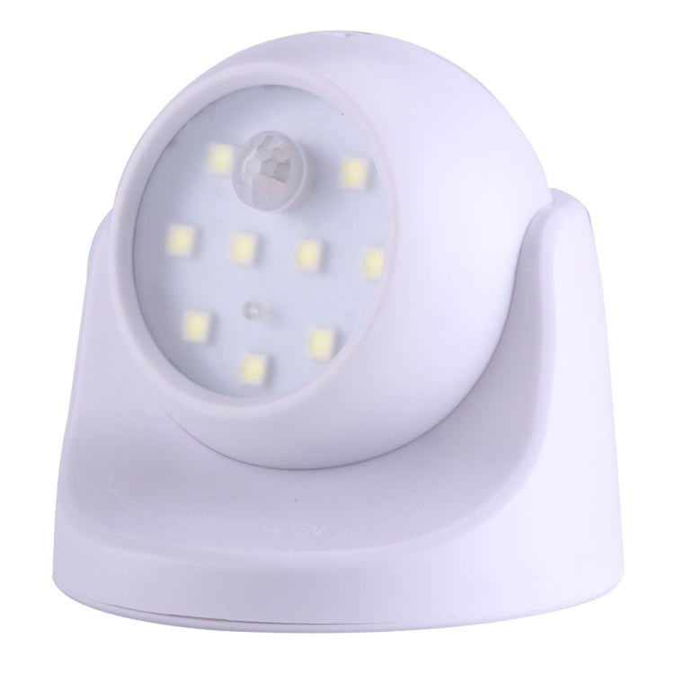 MM3W1 3W 9LEDs 240流明 6000K 360度可旋轉人體紅外感應衣櫃燈小夜燈安全燈壁燈