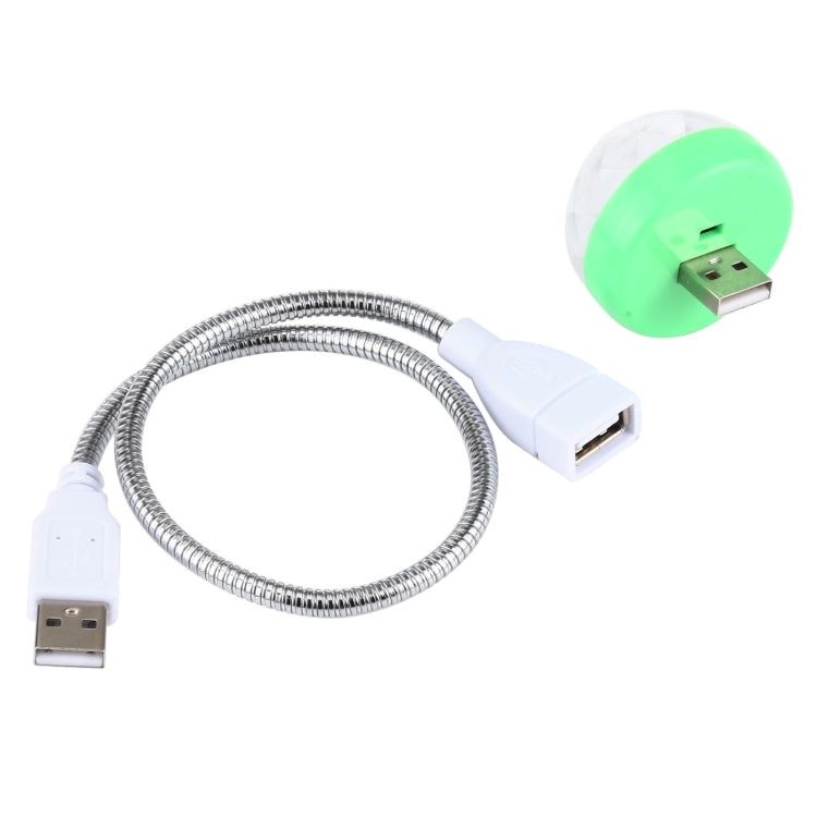 4W USB LED柔性燈RGB水晶魔球舞檯燈