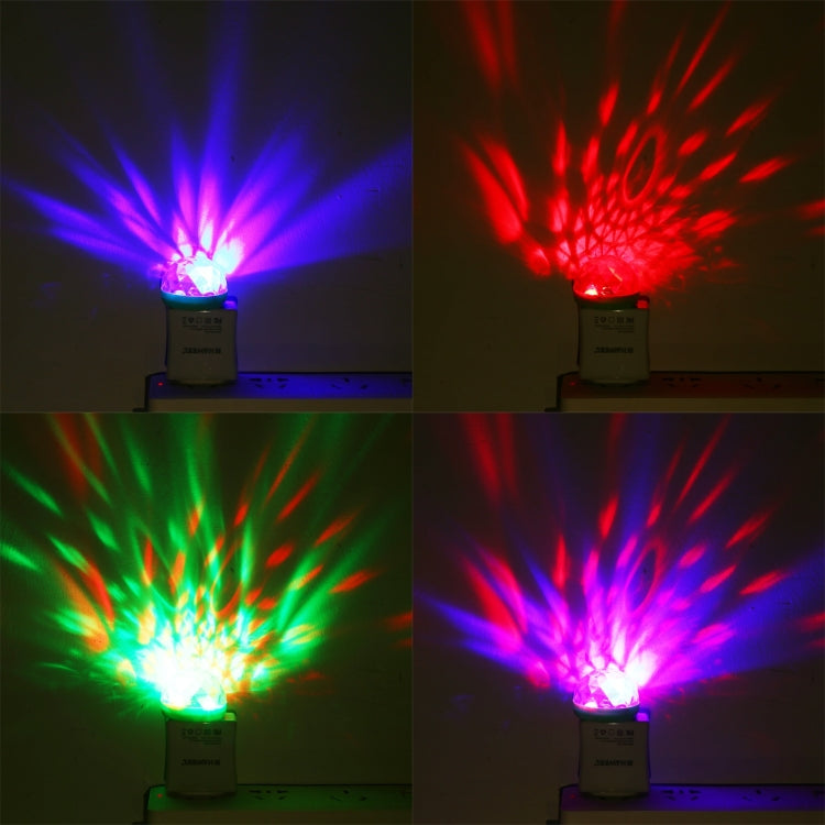 4W RGB 1分2 USB LED水晶魔球舞檯燈