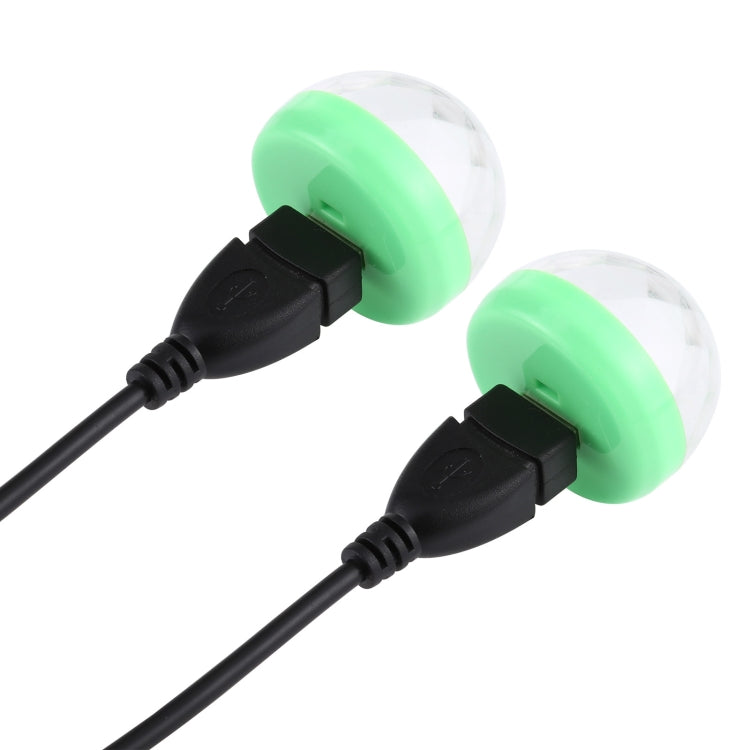 4W RGB 1分2 USB LED水晶魔球舞檯燈