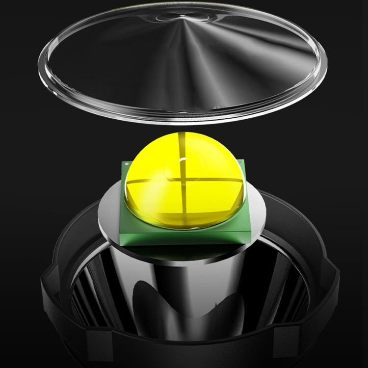 W590 P50 10W LED充電手電筒 4檔戶外強光探照燈 帶三腳架