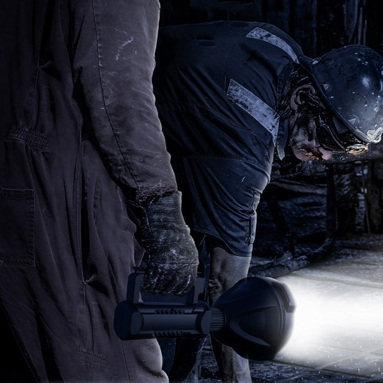 W590 P50 10W LED充電手電筒 4檔戶外強光探照燈 帶三腳架