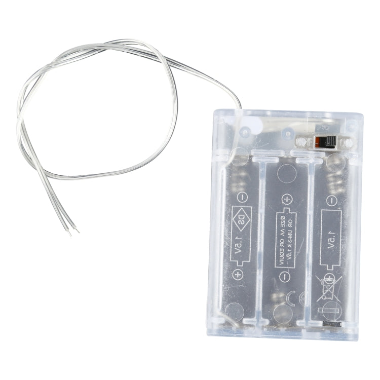 3V LED燈電池盒 適用於3個1.5V 5號電池