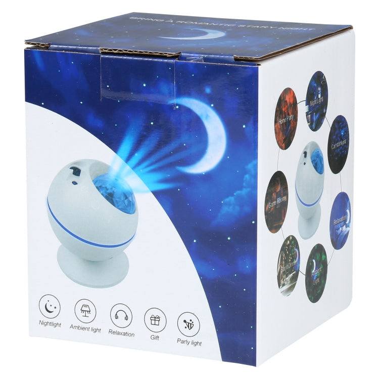5W Micro USB供電 遙控式星空激光投影燈LED氛圍夜燈帶磁吸式底座