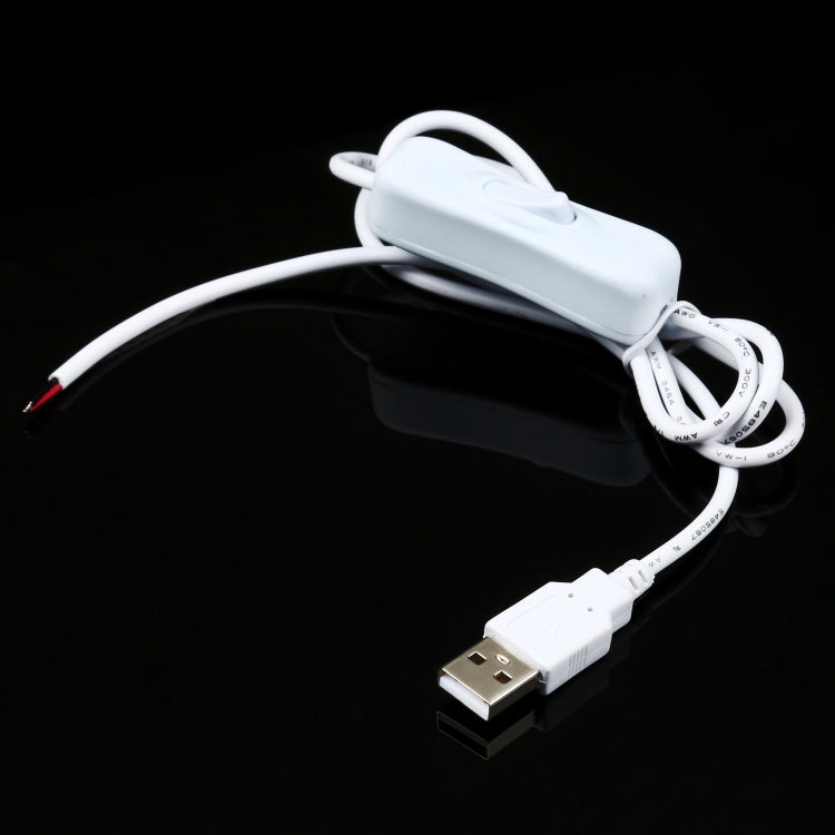 USB LED燈燈條拾前電源開關線，線長：1m