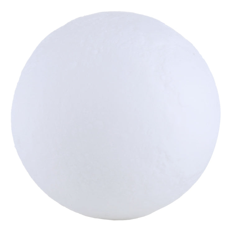 觸摸款 3D打印月球小夜燈節能燈 帶木質支架底座&遙控器 USB充電 16色變化 直徑：8cm