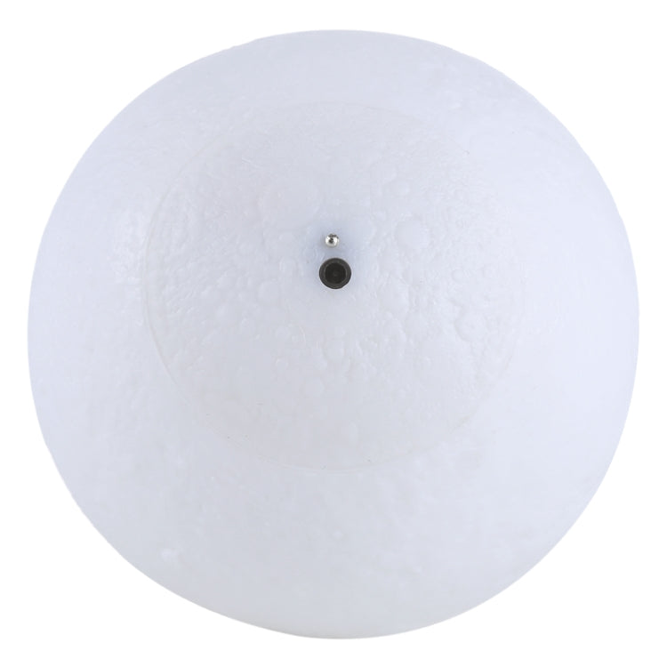 觸摸款 3D打印月球小夜燈節能燈 帶木質支架底座&遙控器 USB充電 16色變化 直徑：8cm