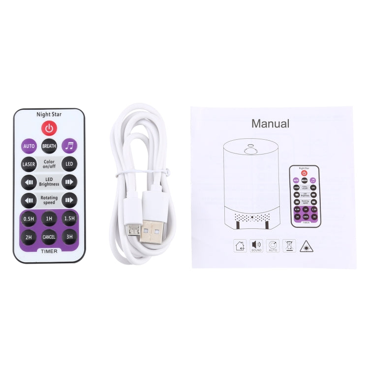 5V 聲控LED激光星光投影燈