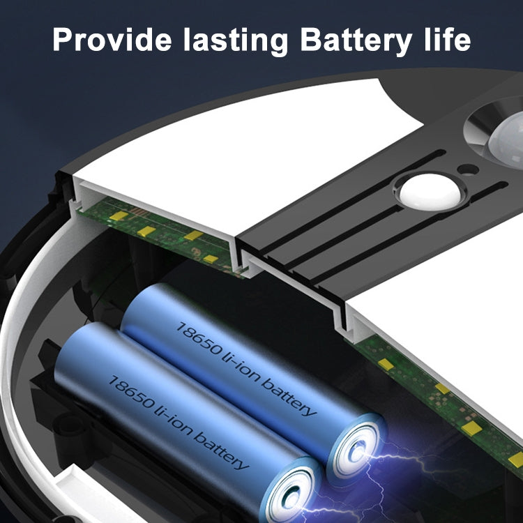 圓形太陽能戶外防水LED庭院燈人體感應路燈