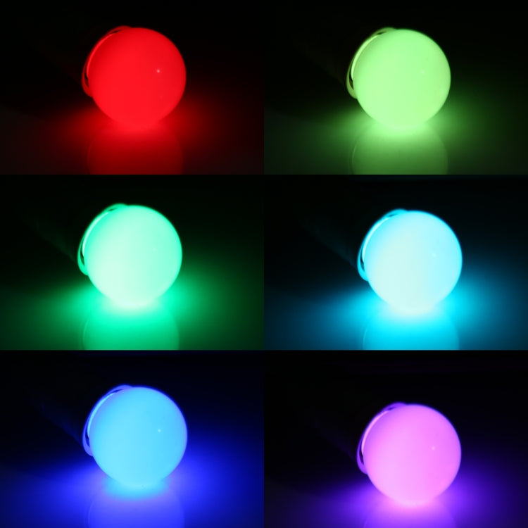 E27 3W RGB LED燈泡 AC 220V