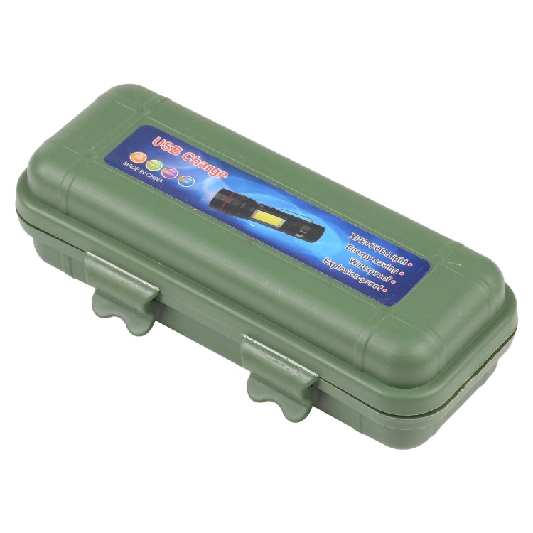 袖珍手電筒強光 3 種模式 USB 可充電