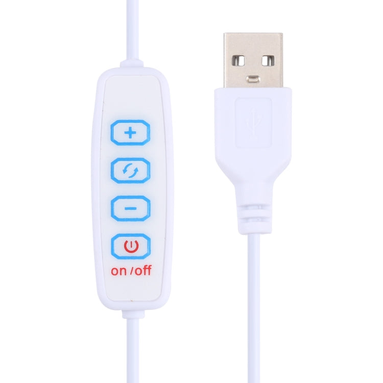 20cm 24燈珠 多功能USB三色無極調光燈管 DC 5V