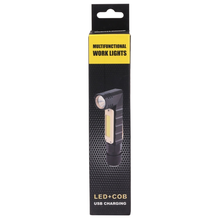 5W 90度摺疊多功能LED手電筒 5種模式，尺寸：大號