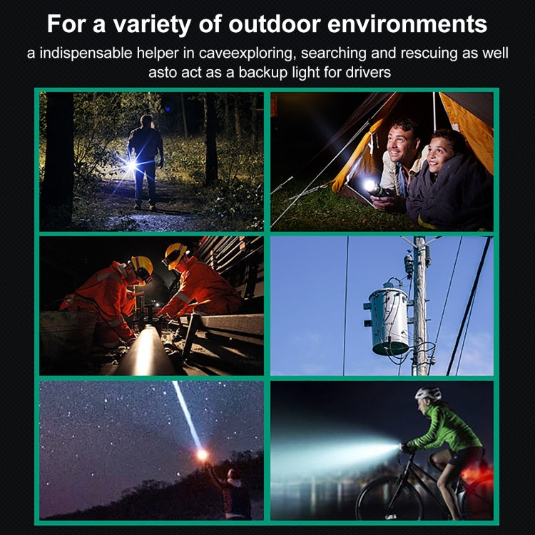 鋁合金手電筒 USB 可充電