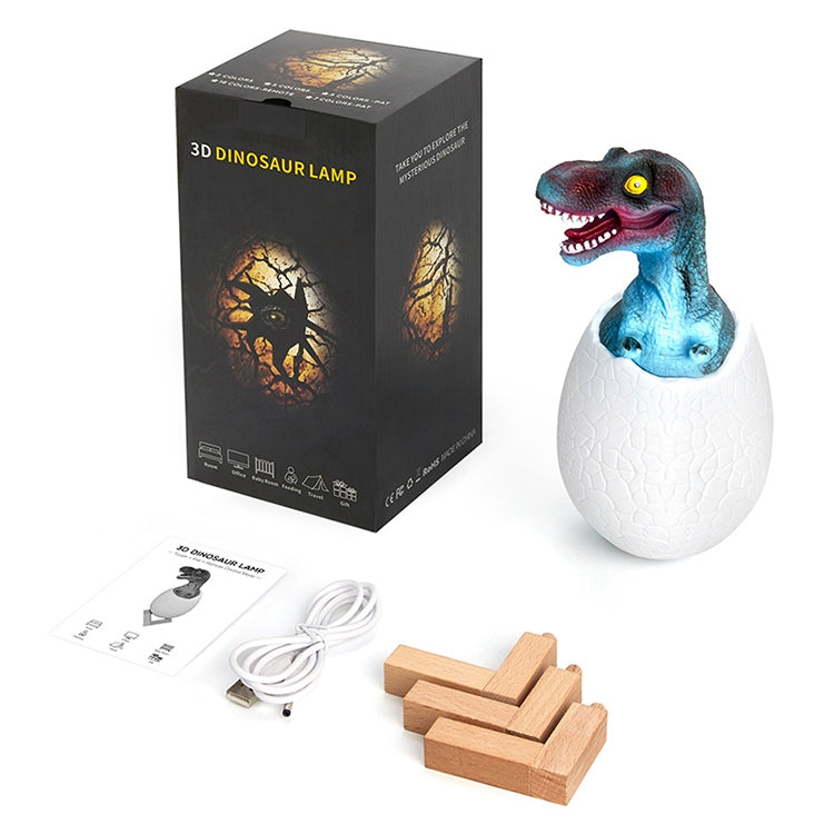 暴龍造型 創意觸摸3D小夜燈裝飾燈 3色拍拍款