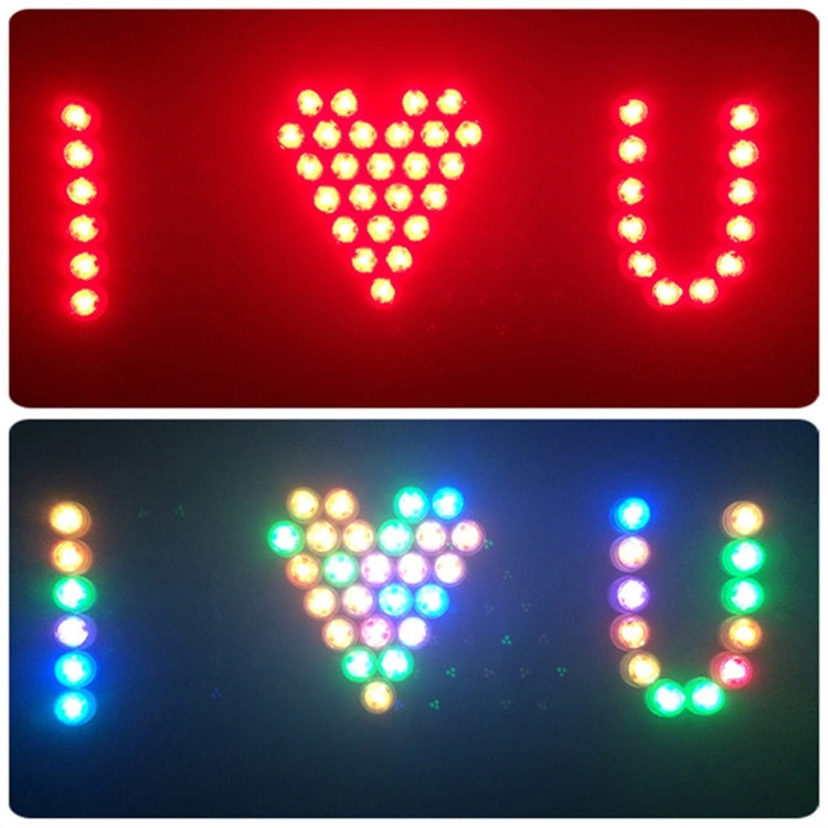 遙控防水潜水燈 10燈珠 帶遙控器 遙控距離：24-30英尺