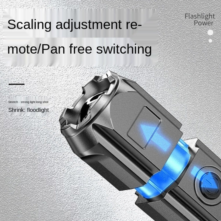 微笑鯊 622A 伸縮調焦三檔高亮LED手電筒