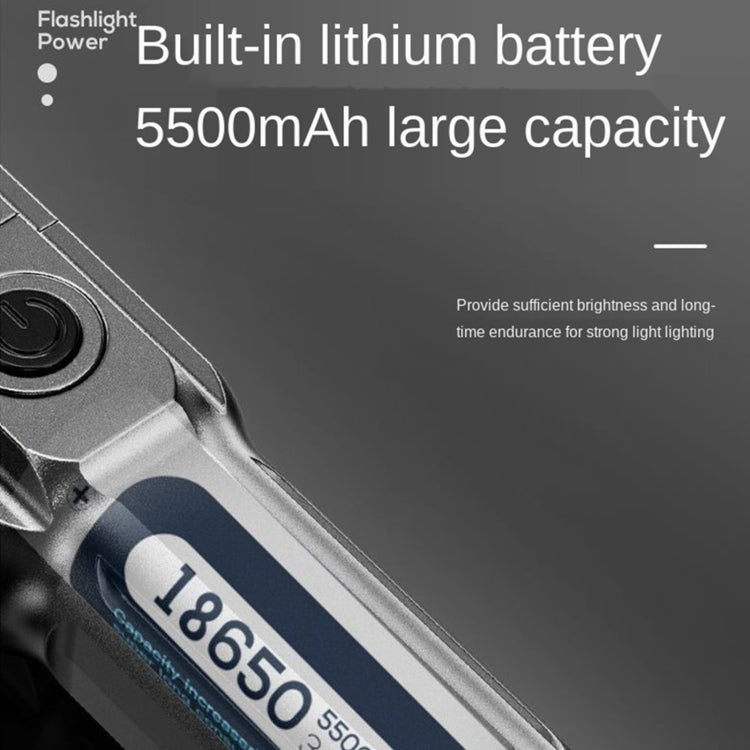 微笑鯊 622A 伸縮調焦三檔高亮LED手電筒