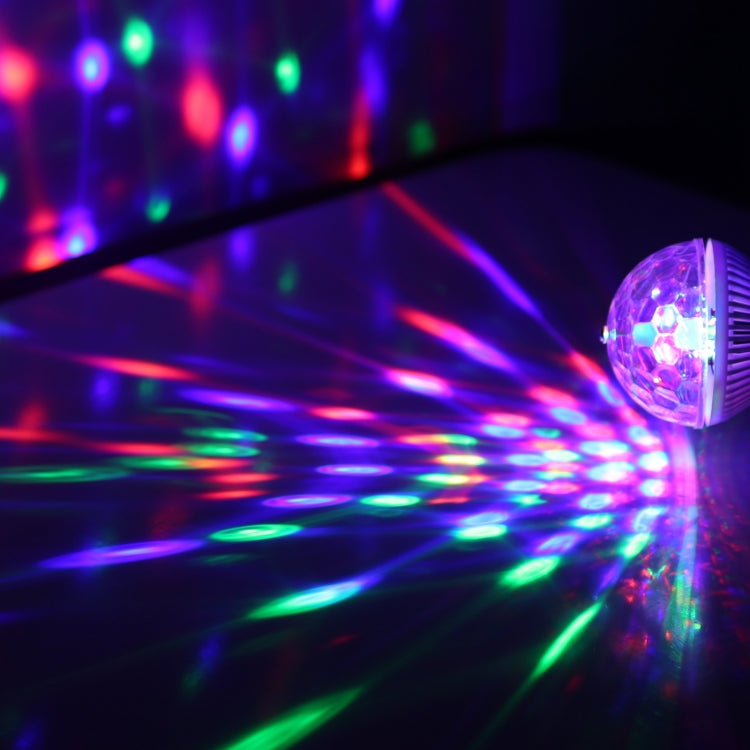 E27 全彩旋轉LED舞台裝飾燈 AC 85-260V