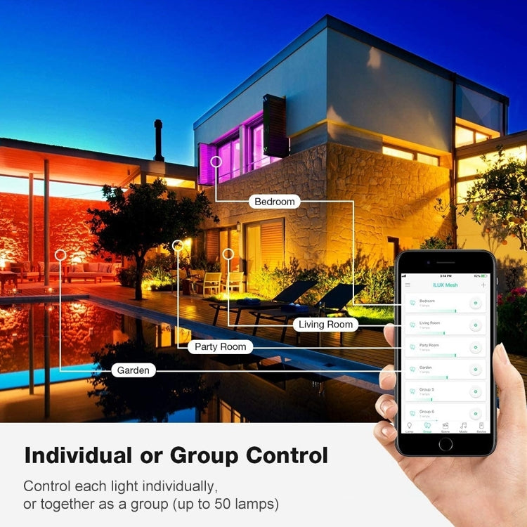 聖誕裝飾RGB全彩銅線燈串 藍牙手機APP控制，長度：20米200燈