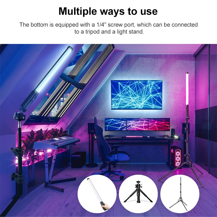 Ulanzi VL119 RGB Type-C輕便攝影直播補光燈手持棒燈