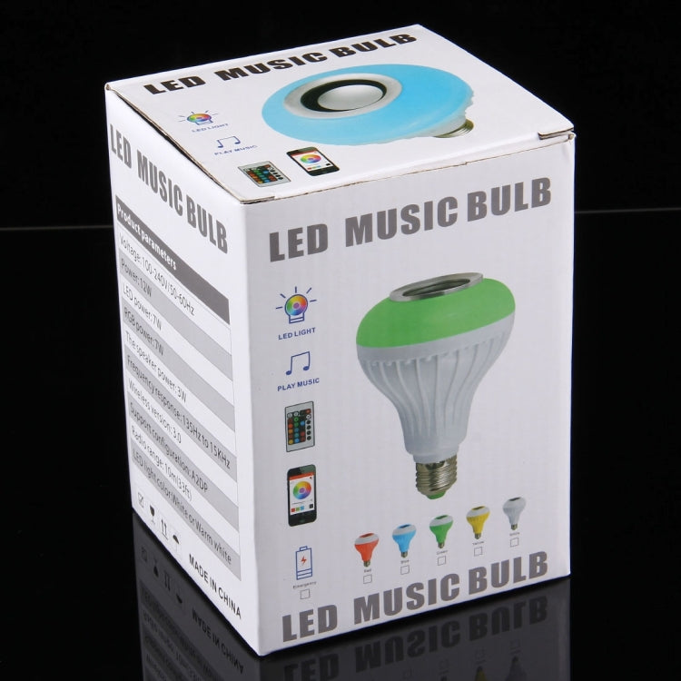E27 RGB LED藍牙音箱燈 帶遙控器