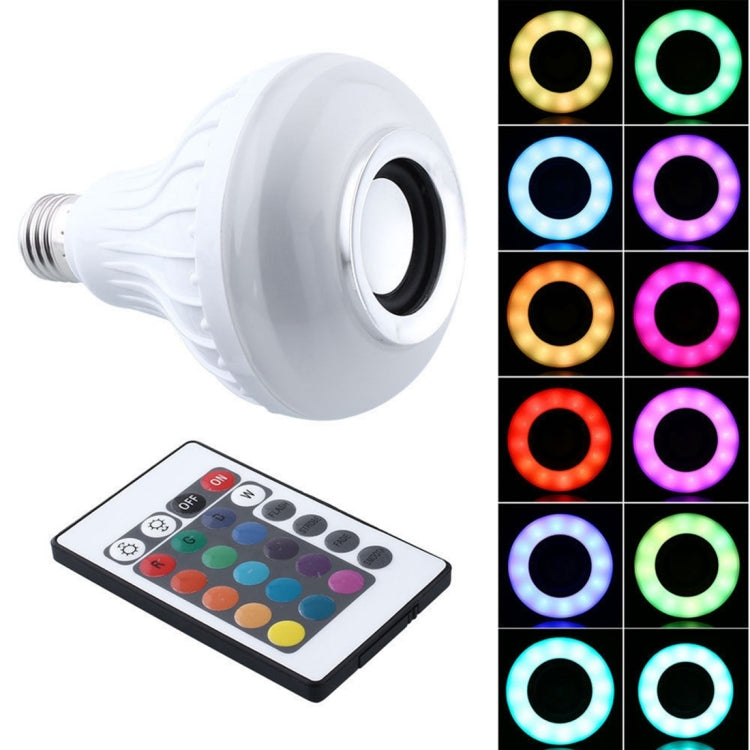 E27 RGB LED藍牙音箱燈 帶遙控器