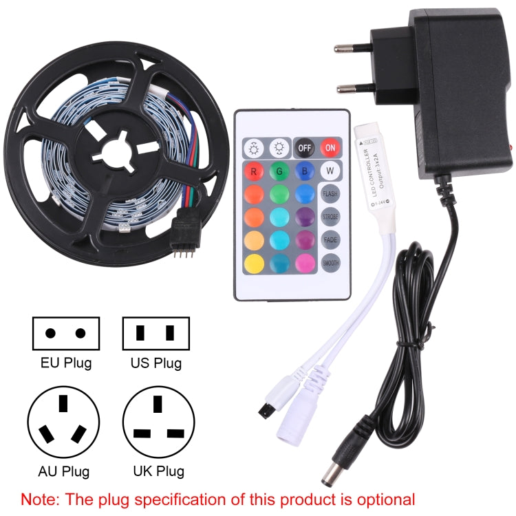 2米裸板RGB LED燈條,30 LED/M, 5050 SMD 12V 2A 100-240V