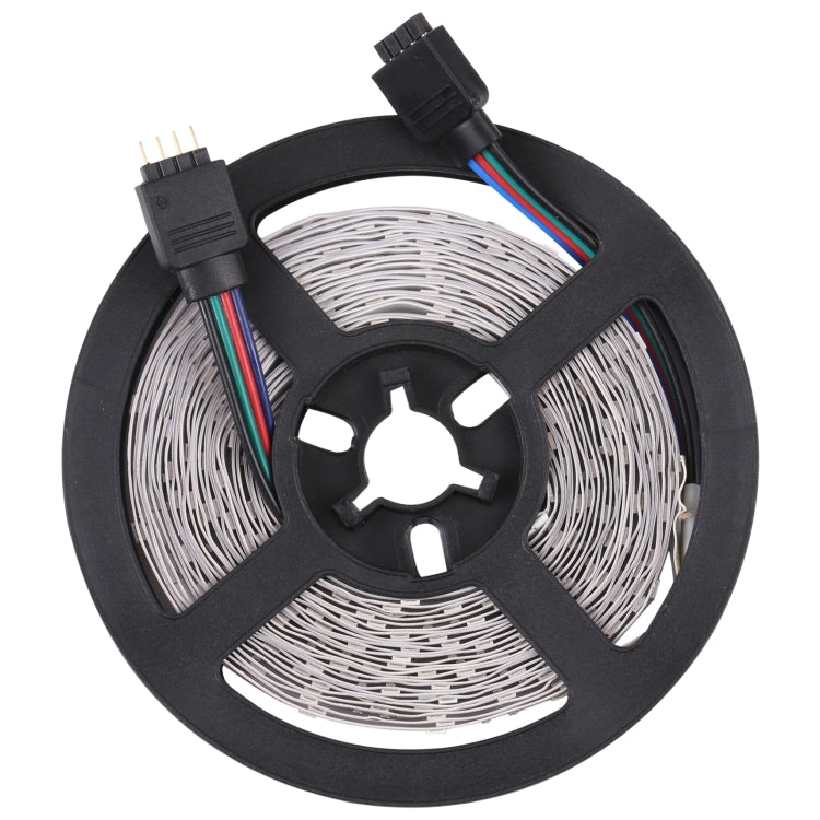 5米裸板RGB LED燈條,60 LED/M, 2835 SMD 智能藍牙APP控制12V 2A 100-240V