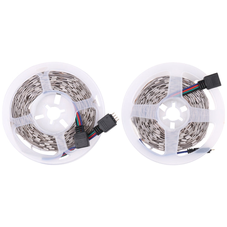 2盤5米裸板5050 SMD RGB LED燈條, 24塗鴉控制器 30 LED/M, 2835 SMD, 12V 2A 100-240V