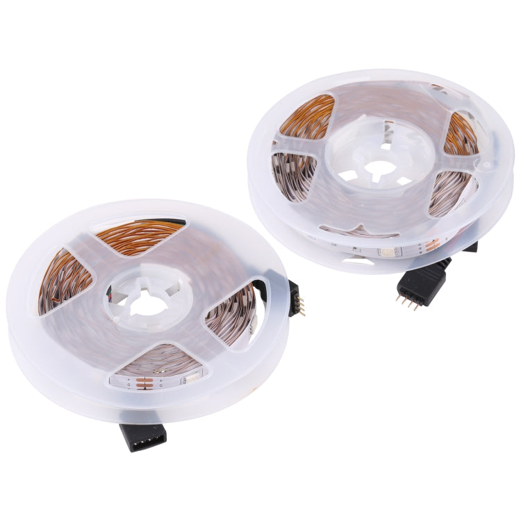 2盤5米裸板5050 SMD RGB LED燈條, 24塗鴉控制器 30 LED/M, 2835 SMD, 12V 2A 100-240V
