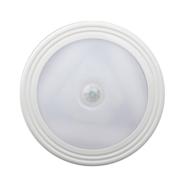 0.3W 6 LEDs 30 LM SMD-3528貼片 圓形LED紅外人體感應燈/櫥櫃衣櫃感應燈