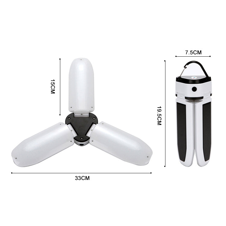 多功能USB充電 60LED三恭弘=叶 恭弘野營燈戶外應急燈球泡燈，磁鐵款